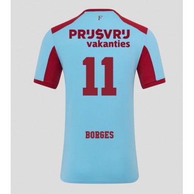 Fotballdrakt Herre Feyenoord Goncalo Borges #11 Tredjedrakt 2025-26 Kortermet Fotballdrakt Herre Feyenoord Goncalo Borges #11 Tredjedrakt 2025-26 Kortermet